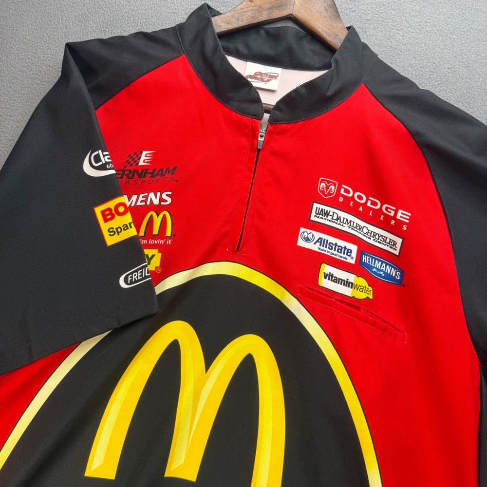 Vintage Outer Circle Racing Crew Shirt XL McDonald's Dodge Evernham Motorsports